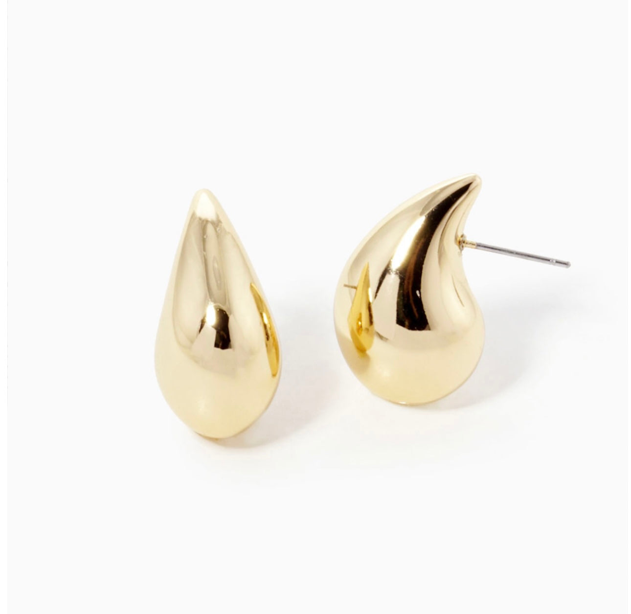 Gold Teardrop Earring