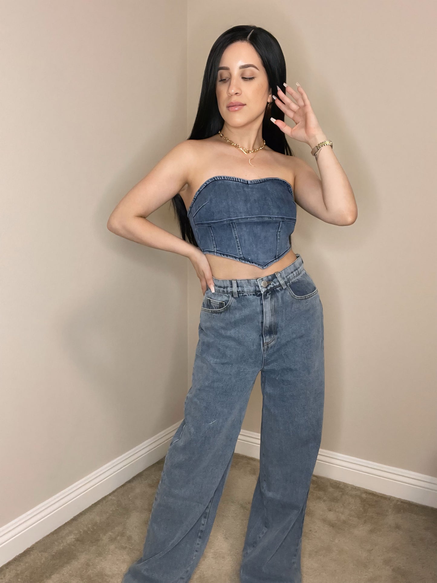 Denim Top